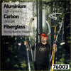 PROFESSIONAL GRADE ARBORAPID TELESCOPIC POLE, CARBON FIBER / 3 PARTS / 5.74' -13.12' EXTENDABLE LENGTH #76003