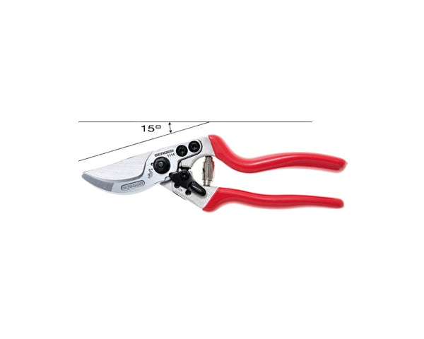 PROFESSIONAL PRUNING SHEAR / ALUMINUM / ANGLED BLADE #1114